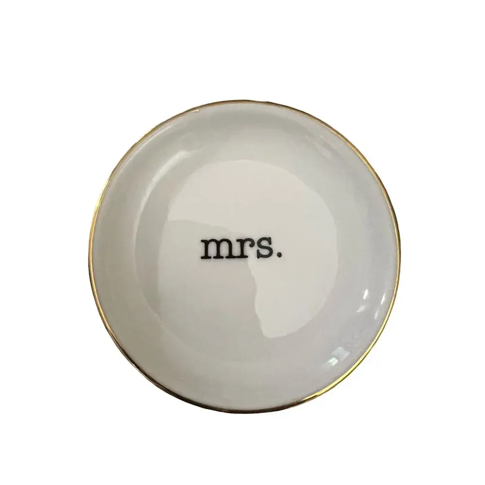 Lenny Mud Mrs. Ring Dish NWOT